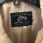Vera Pelle Black Horse Co. L Leather Jacket Made in Italy Florence Stone Beige Photo 2