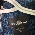 it's our time Teal Knit Sweater Photo 3