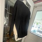 DKNY Pure Merino Wool/Silk/Cash mere Crewneck Sweater Black & Tan Layered Small Photo 4