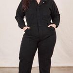 Big Bud Press Black Everyday Jumpsuit Women’s Size XL Cotton Utility Workwear Photo 0