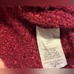 Altar'd State Lace Up Cropped Sweater Wine Size Medium Photo 7