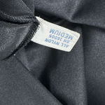 Vintage Charmode Half Slip Medium Black Nylon Wide Lace Appliques Pillow Tab USA Photo 5