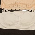 Laura Ashley ππ Padded Bandeau Bras (2 Pack) Pink & White XL NWT Photo 3
