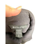 Athleta  Retroplush Shirt Jacket in Black Shacket Size Large‎ Photo 9