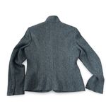Ralph Lauren Lauren by Women's Gray Herringbone structured Blazer sz 12 Photo 1