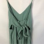 Topshop  Mint Green Tie Back Slip Midi Dress 8 Photo 5