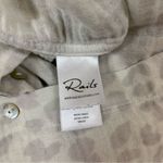 Rails  Ellis Grey Jaguar Leopard Print Button Down Shirt Womens‎ XS Long Sleeve Photo 3