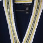 Norton Mcnaughton Norton Studio L Academia Navy Preppy Cardigan Sweater Photo 4