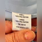 Azazie  Dakota  Sky Blue A- Line V-Neck pleated dress Custom made dress Photo 7