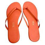Tkees  Flip Flops Size 5 Coral Slip On Leather Sandals Photo 0