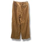 Madewell NWT Harlow Wide Leg Pants Women’s Size 12 Acorn Brown Linen Blend Photo 5