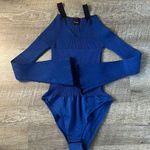 PINKO Blue and Black Body Suit Size Small Photo 0