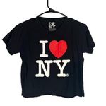 I Love New York Black Graphic Short Sleeve Lightweight T Photo 0