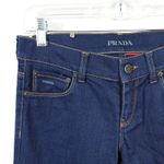 Prada Vintage Y2K Low Rise Regular Fit Straight Bootcut Blue Jeans Photo 6