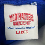 You Matter University Royal Blue Hoodie Large Photo 2