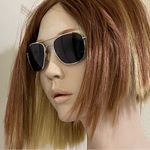 Vintage EAGLE EYES Freedom R52 SLV #12029 7188 Aviator Sunglasses Silver Photo 2