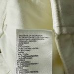 PILCRO High Rise Pleated Culottes Wide Leg Cropped Jeans White Denim Size 27 Photo 4