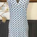 San Soleil Sleeveless 1/4 Zip Mock Neck UV 50 Dress ~ Size XS 💚🍄 Blue Photo 0