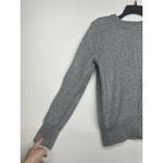 Liz Claiborne  Gray Sweater Size Large NWT $54 Retail Ribbed Knit Pullover L Photo 1