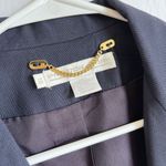 Preston & York VTG Preston York 100% Wool Women Navy  Double Breast Blazer Gold Button USA Made Photo 2