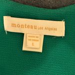 Monteau  Emerald Ruffle Wrap Top Photo 1