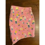 Arizona Jeans Arizona size 17 women pink jean shorts pineapple cutoff Photo 5