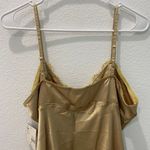 Apostrophe NWT Gold Lace Cami Size M Photo 4