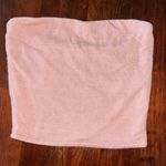 Aritzia Wilfred Free Strapless Bandeau Cropped Tube Top Tan Photo 0