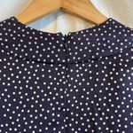 Alexis NWOT Kasany Blue Polka Dot Flowy Neck Tie Flutter Sleeve Midi Dress Photo 9