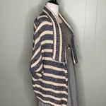 Urban Outfitters Skies Are Blue Blue Cream Striped Chunky Knit Dolman Sleeve Cardigan XS Photo 8