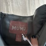 Show Me Your Mumu Shannon One Shoulder Dress Maxi Silver Sage Luxe Satin NWT L Photo 3