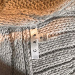 CAbi Sleeveless Cardigan Sweater Knit Open Front Tan Neutral Duster Small Photo 1