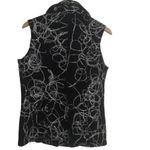 NWT Tumbleweed Western Wool Shaggy Soutache Textured Black White Vest Jacket Size L Photo 1