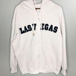Hill heavy weight Las Vegas souvenir zip up hoodie White Size L Photo 0