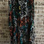 Chico's  Silk Skirt Lined Tribal Asymmetrical Boho Photo 0