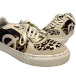 Loci Temperley Seven Cheetah Print Low Suede Sneaker 39 Brown Size 8 Photo 0