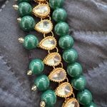 Indian Pakistani complete bridal wedding jewelry set Green Photo 4