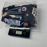 Maison Jules Pants Womens 4 Blue Floral Print Straight Leg High Rise Pleated Photo 14