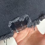 Free People Makai Cutoff Jean Shorts in Washed Black size 25 Photo 5