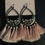 Catherine Malandrino  Brushed silver Pastel tassel Photo 0