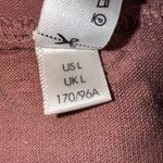 Free People  Rose Mauve Corset Cropped Cami Tank Top‎ Women's Size L Photo 6