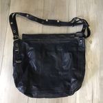 Elegant Black Leather Shoulder Bag rabeanco Photo 0