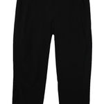 Athleta  Black Mid Rise Brooklyn Pants Ankle Women's size 14P 198671 Photo 0