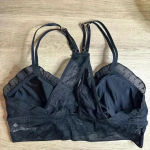 Aerie  black lace bralette sz M NWOT Photo 1