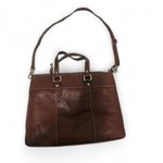Fossil Vintage 2000s  Dark Brown Leather Brief Case Shoulder Bag Purse Photo 1