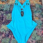 Becca NWOT  Skylar Plunge Ring Cutout One Piece Swimsuit Size Small Photo 2