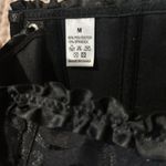 Black Lace Corset Bustier Top Size M Photo 4