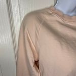 J.Crew Women's Crew Neck Sweater Blush Pink with Eyelet Lace Back Size XS Photo 2