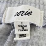 Aerie  Women’s Groove Gray Corduroy Corded Velvet wide leg pants size XL Photo 3