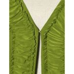 Julian Taylor Light Green Cropped Shrug, Ruffle Detail, 16W Photo 2